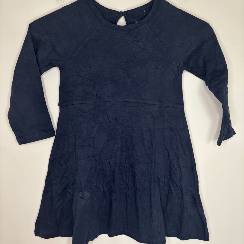 BABY GAP NEW Long Sleeve Dress Girls 4 Years 36-40 Lbs 39-42 in 100% Cotton